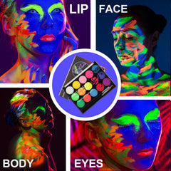 MEICOLY white face paint for high contrast