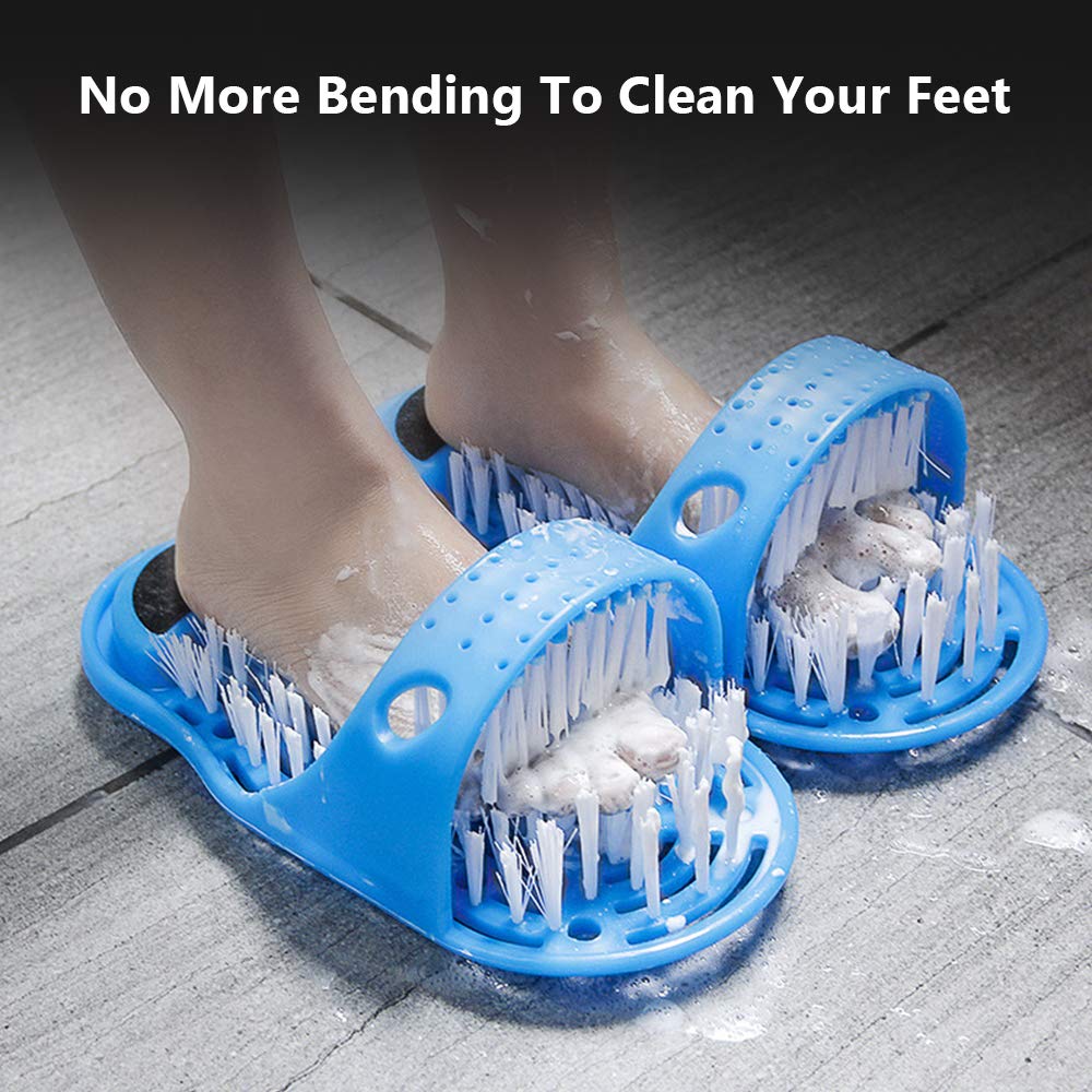 Meidong foot scrubber dead-skin remover file in use for smoother feet.