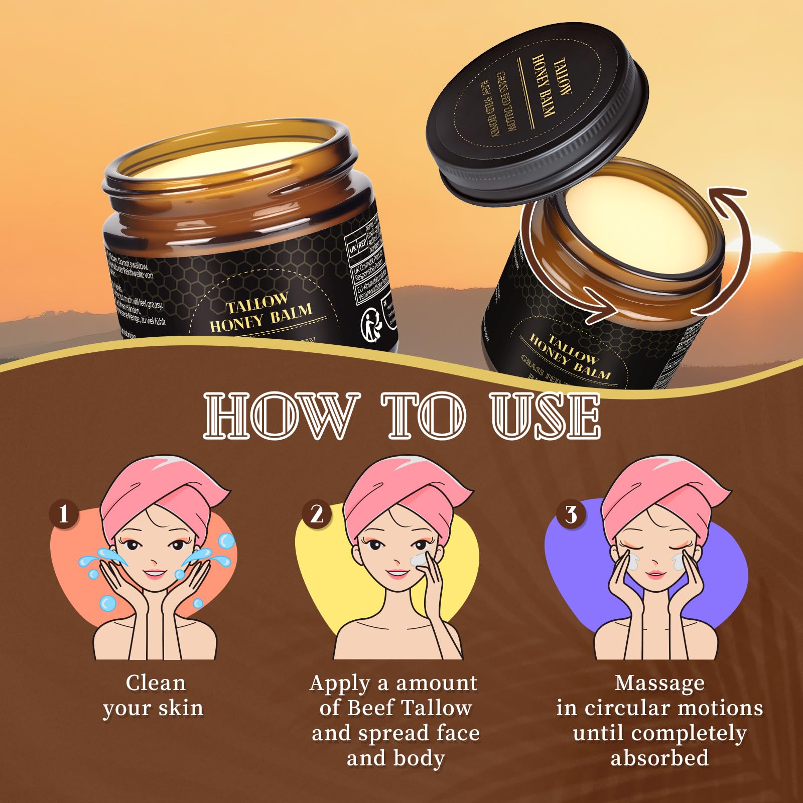Meidu natural beeswax honey ingredients highlighting clean formula