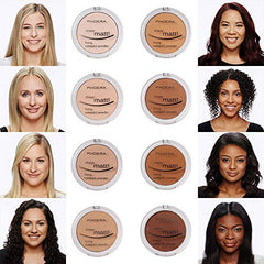 PHOERA Matte Powder delivering full coverage for flawless skin