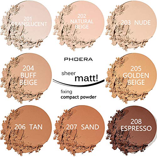 Powder controls oil for shine-free wear with Meifen PHOERA