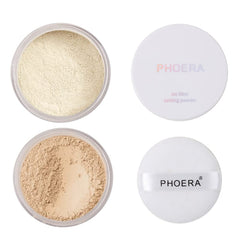 Meifen Phoera setting powder translucent compact for oil control with a light finish
