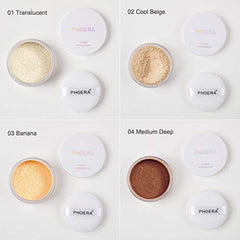 Meifen Phoera setting powder on skin demonstrates smooth finish