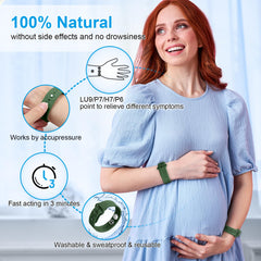 MEIYYJ adjustable strap on dark-green wristbands for a comfortable fit.