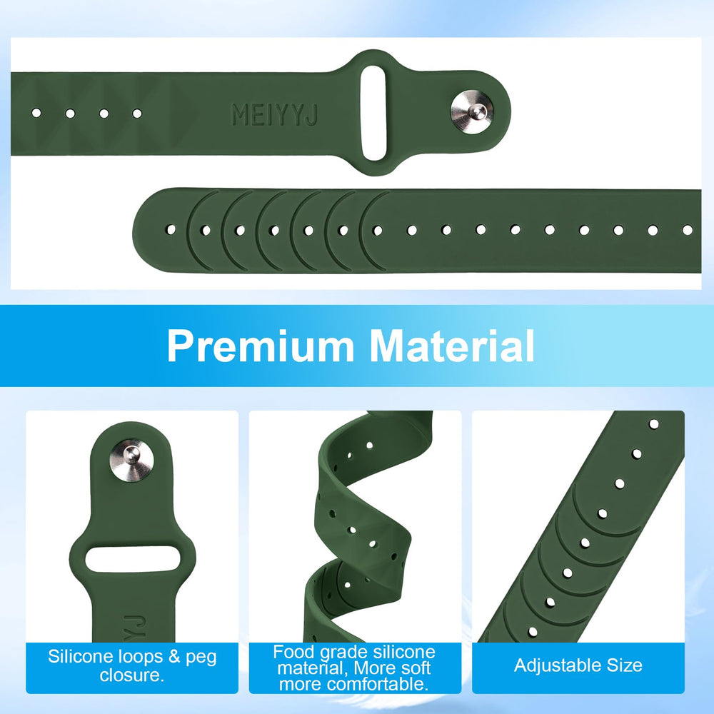 MEIYYJ wristbands highlighting stainless steel beads for durable pressure points.