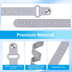 MEIYYJ beads closeup highlights soft, firm beads for comfortable wear all day.