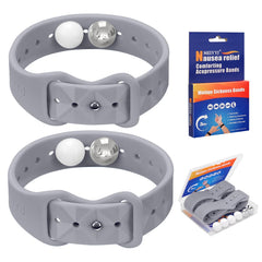 MEIYYJ motion-sickness bands packaging shows travel-friendly relief for adults and kids.