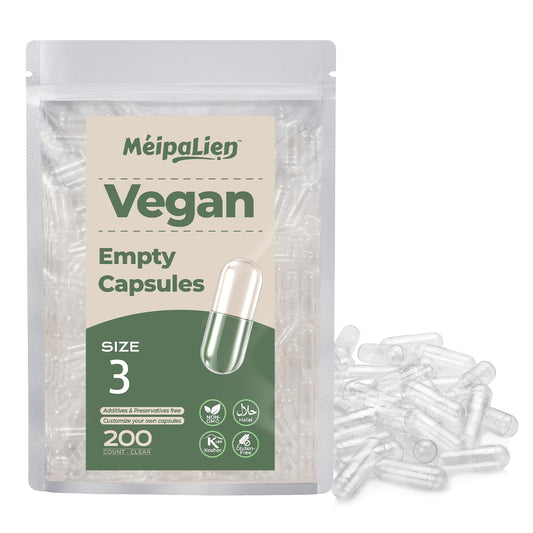 Clear MéipaLien HPMC empty capsules size 3-200
