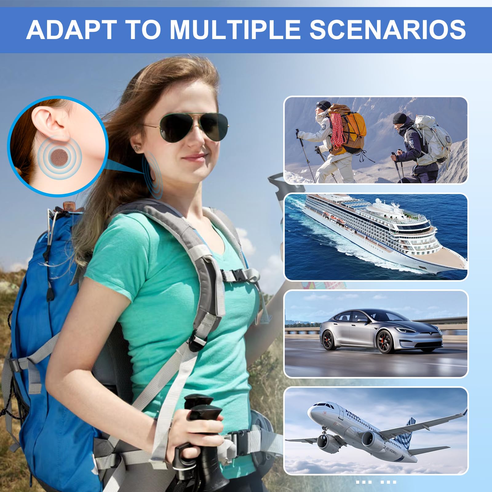 MEIYYJ Altitude Patches waterproof surface in rain or sweat.