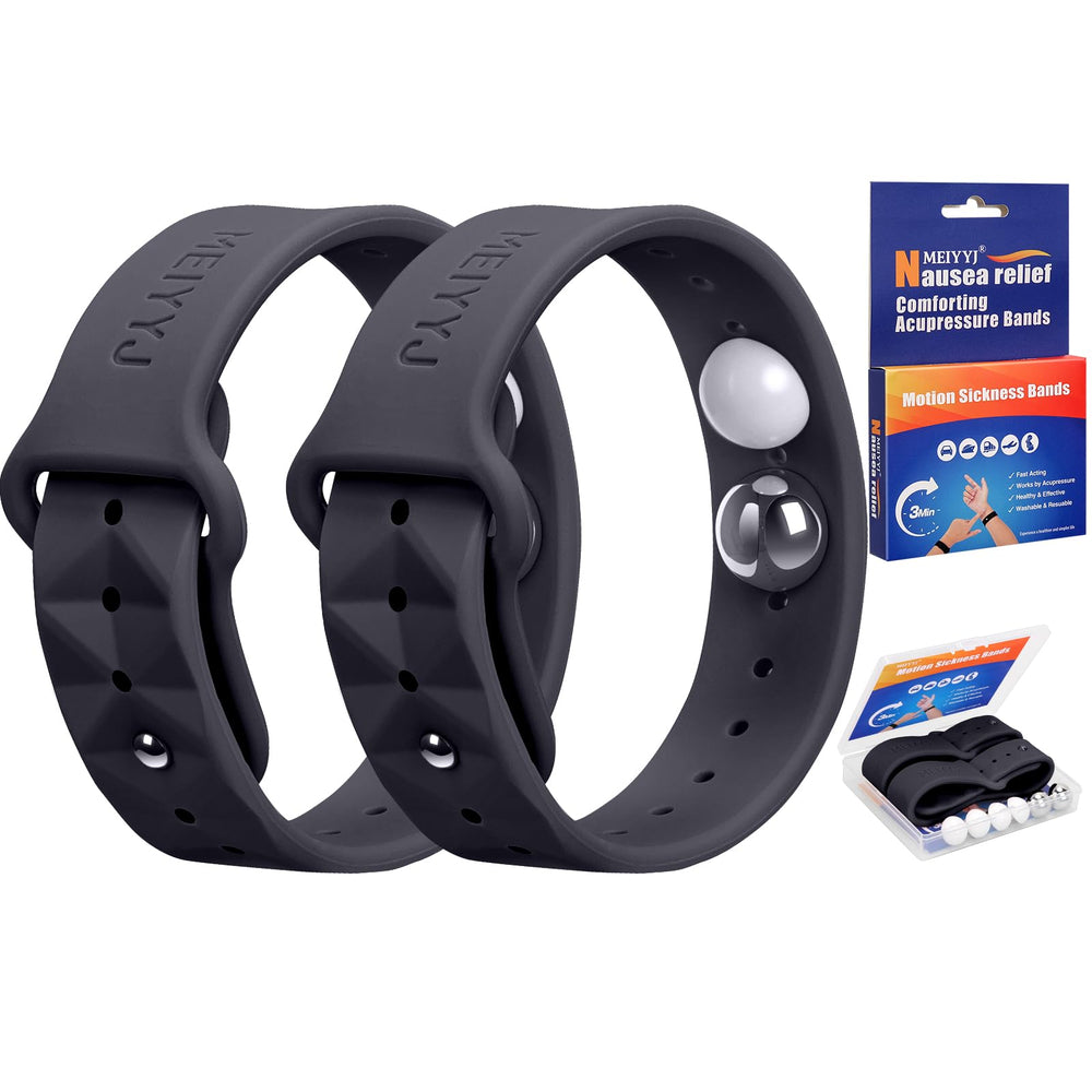 MEIYYJ morning sickness bands worn on wrist for portable nausea relief