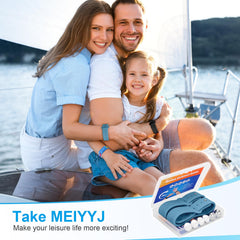 MEIYYJ storage case keeps the compact bands safe during trips
