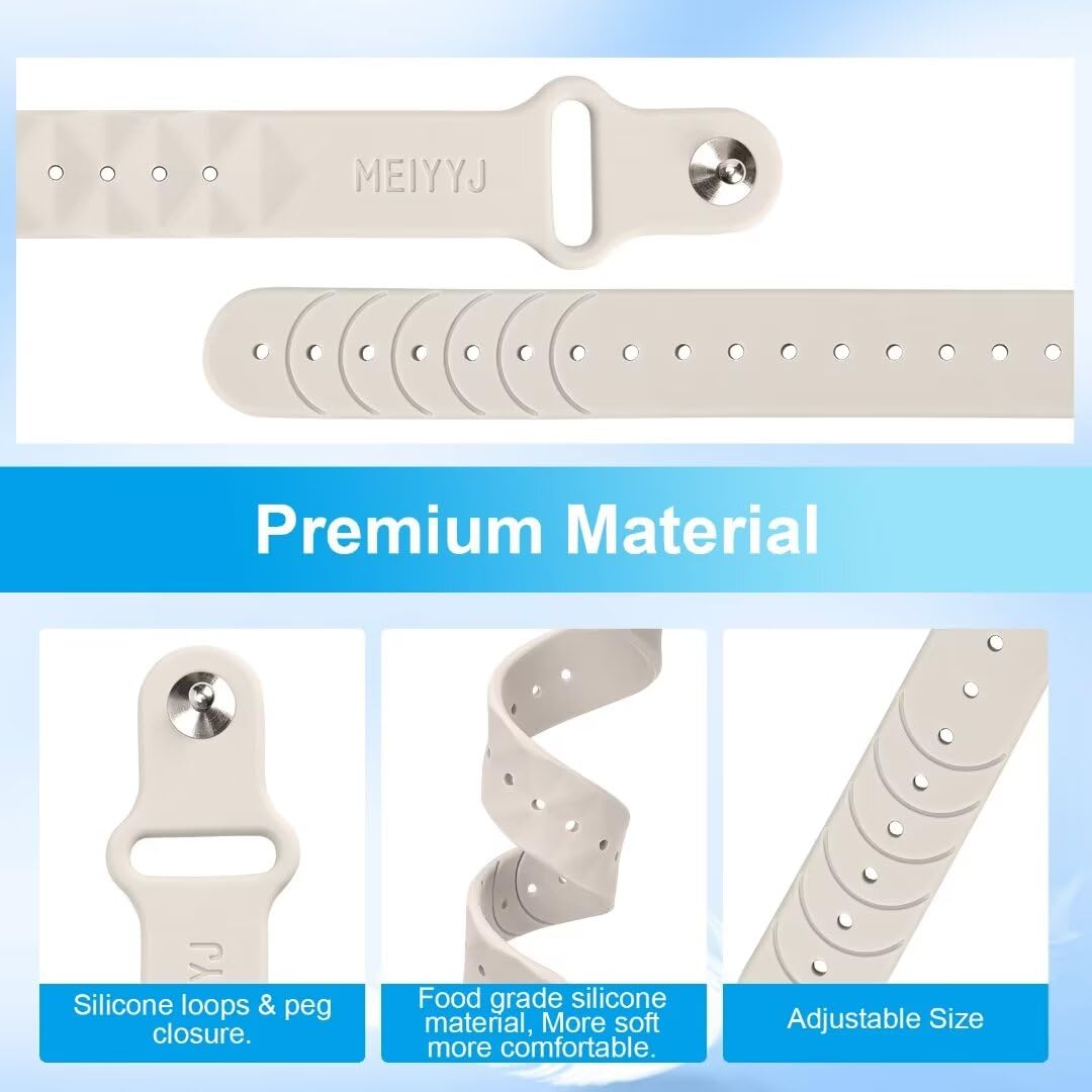 Meiyyj waterproof-soft-silicone material stays comfortable during activity.