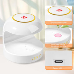 MEKK Mini UV Light delivers even curing across nail lengths for consistent results.