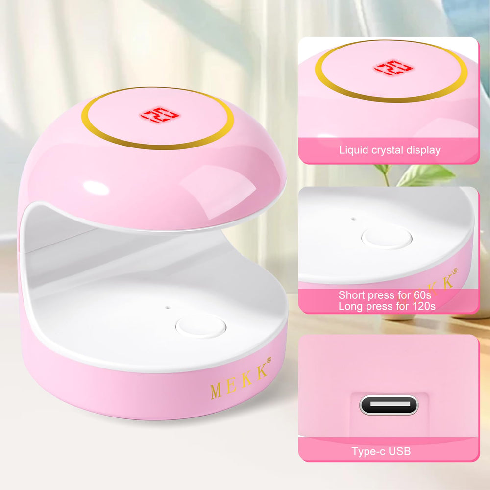 MEKK Mini UV Light ventilation prevents overheating during use.