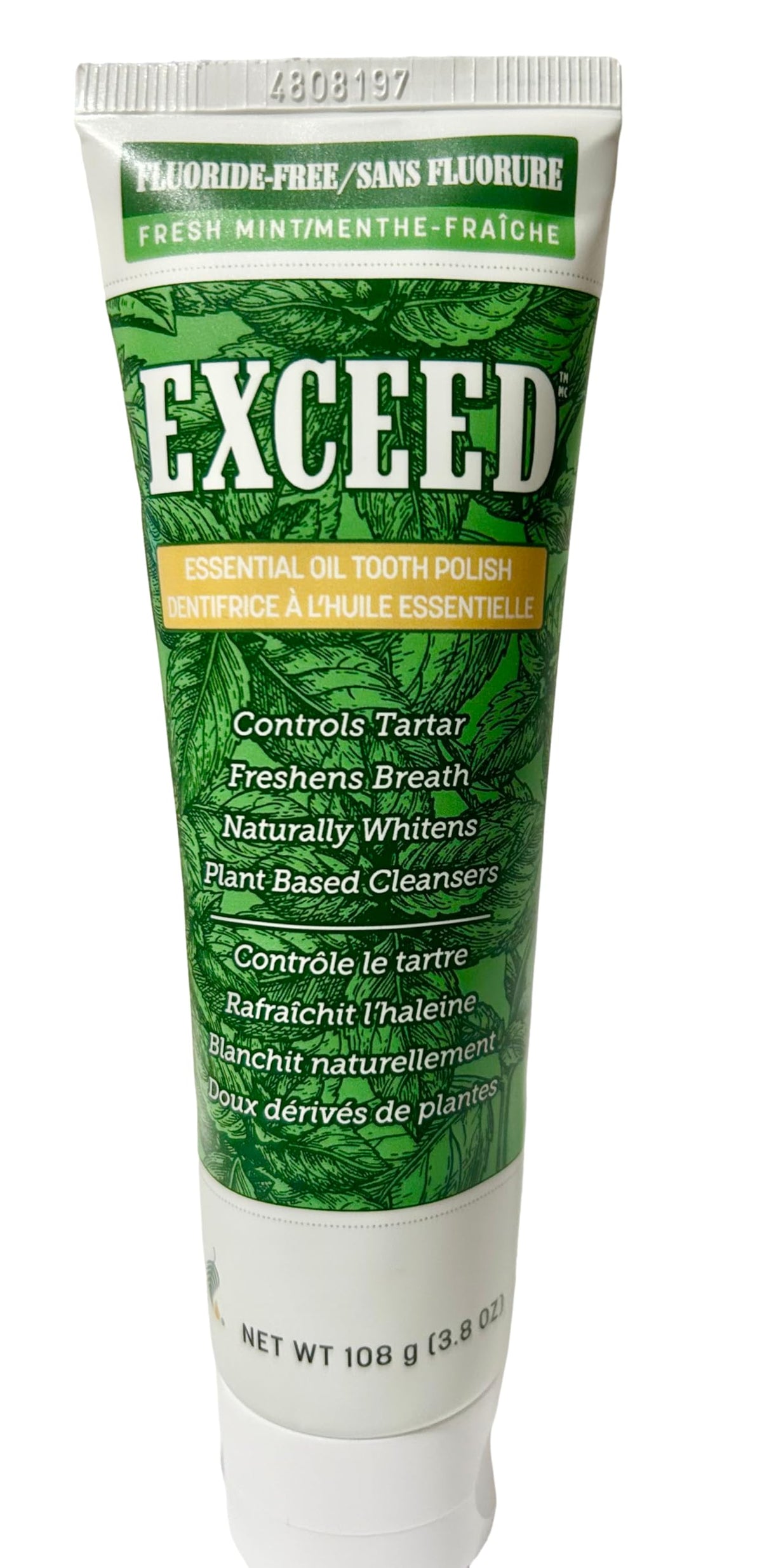 Melaleuca Whitening Tooth Polish Clean Mint packaging 3.3 oz