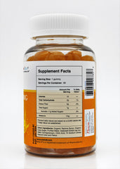 Made in USA cGMP facility sticker with third-party certifications for Melat-8 gummies