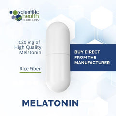 Made in USA label on 120mg melatonin 6-pack bottles