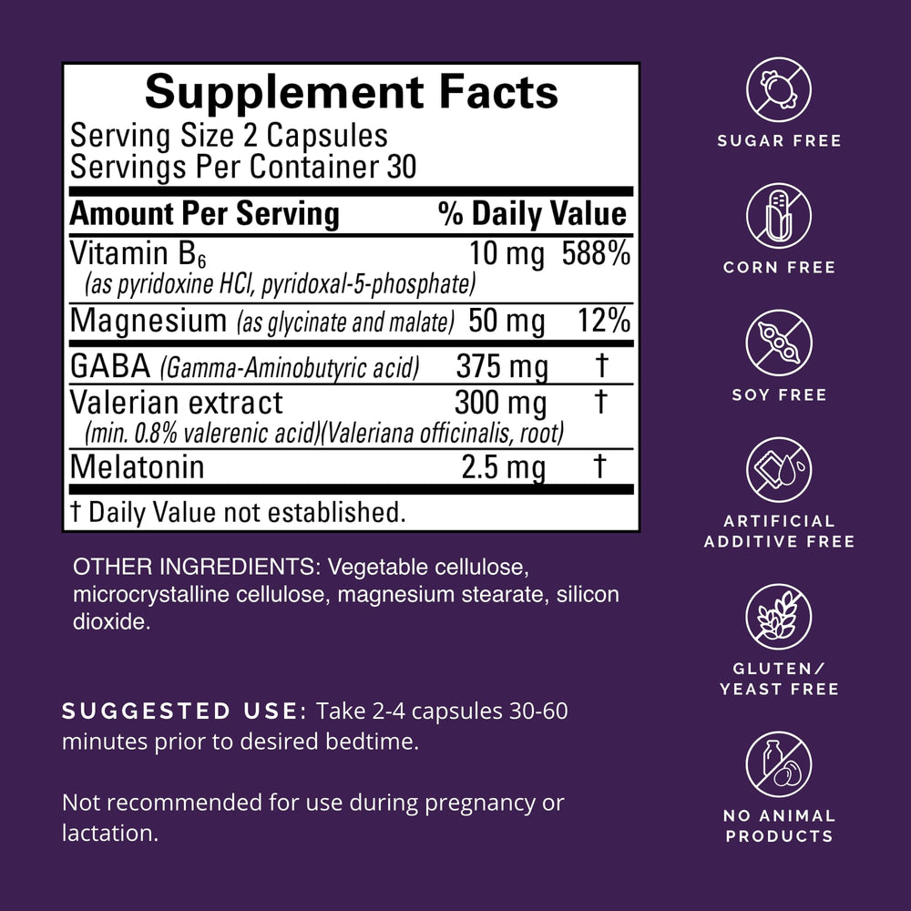 Melatonin 2.5 mg per serving for sleep support