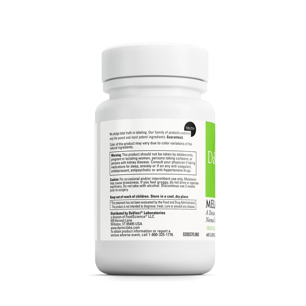 Detailed view of Melatonin-3 capsule interior and coating