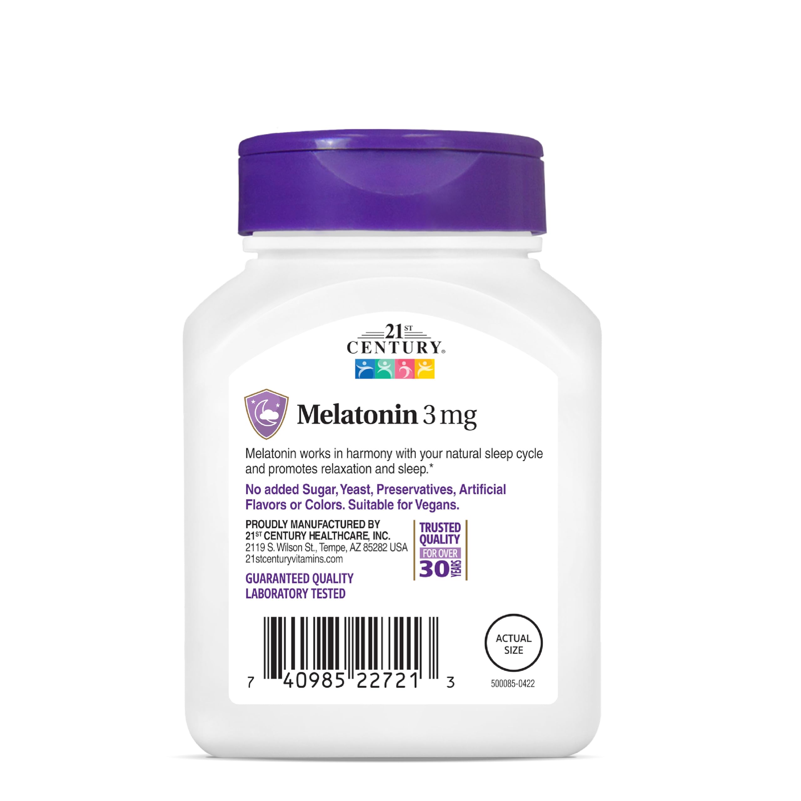 21st Century HealthCare logo on label