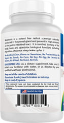 In-pack dosage instructions for melatonin supplement