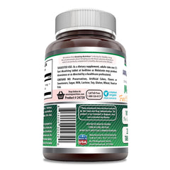 Close-up of Melatonin Fast Dissolve 10 mg tablets
