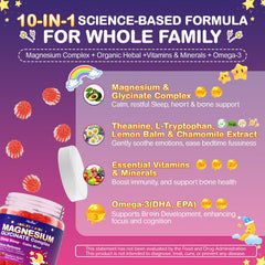 Melatonin-free sleep support for kids and adults