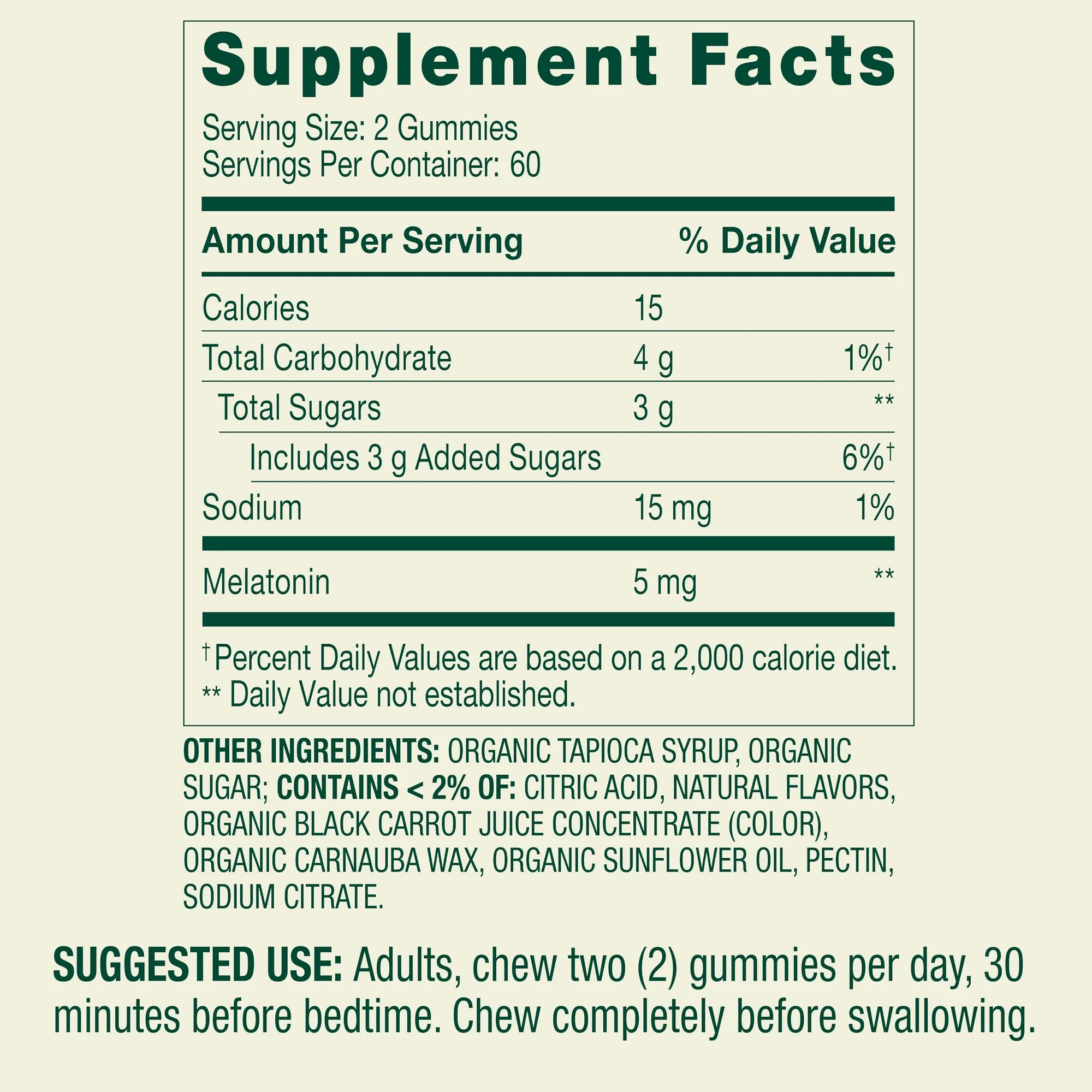 Strawberry flavored melatonin gummies close-up