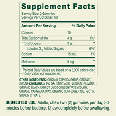 Strawberry flavored melatonin gummies close-up