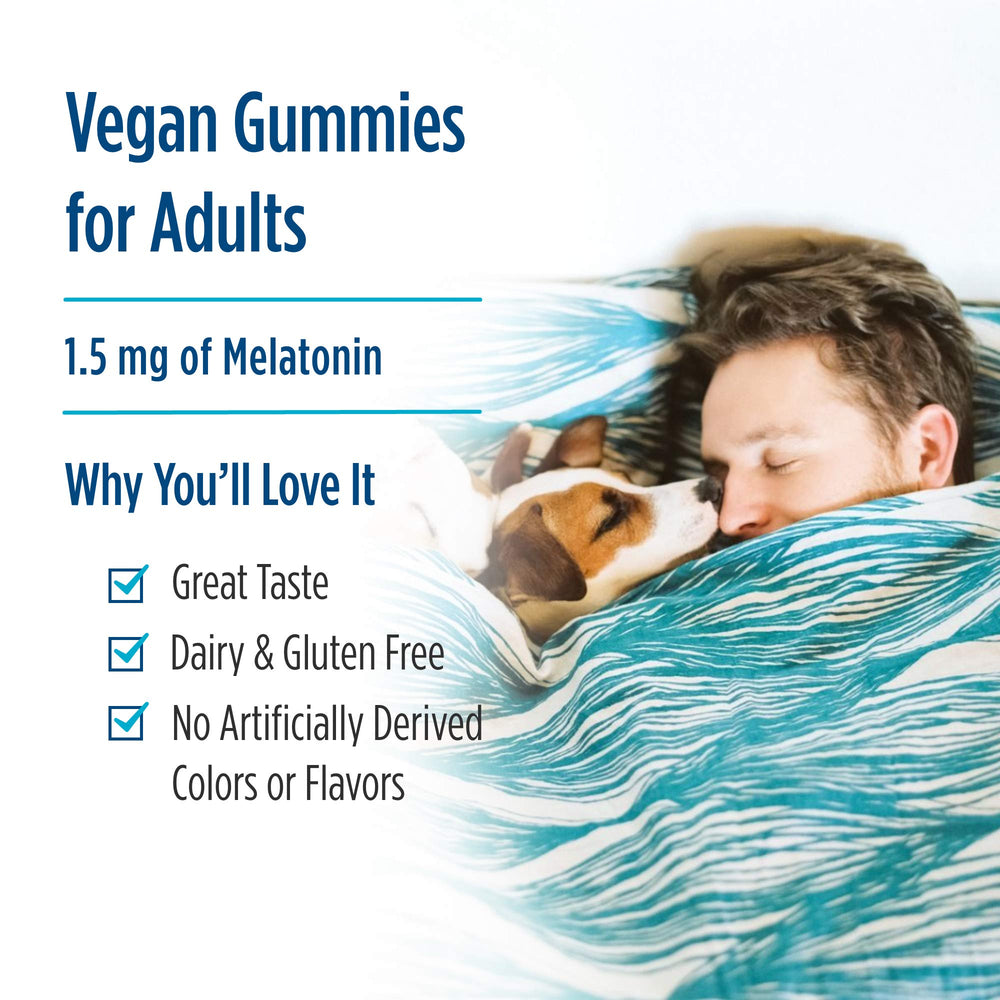 Close-up of raspberry-flavored melatonin gummies