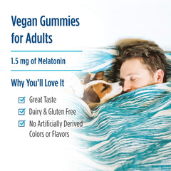 Close-up of raspberry-flavored melatonin gummies