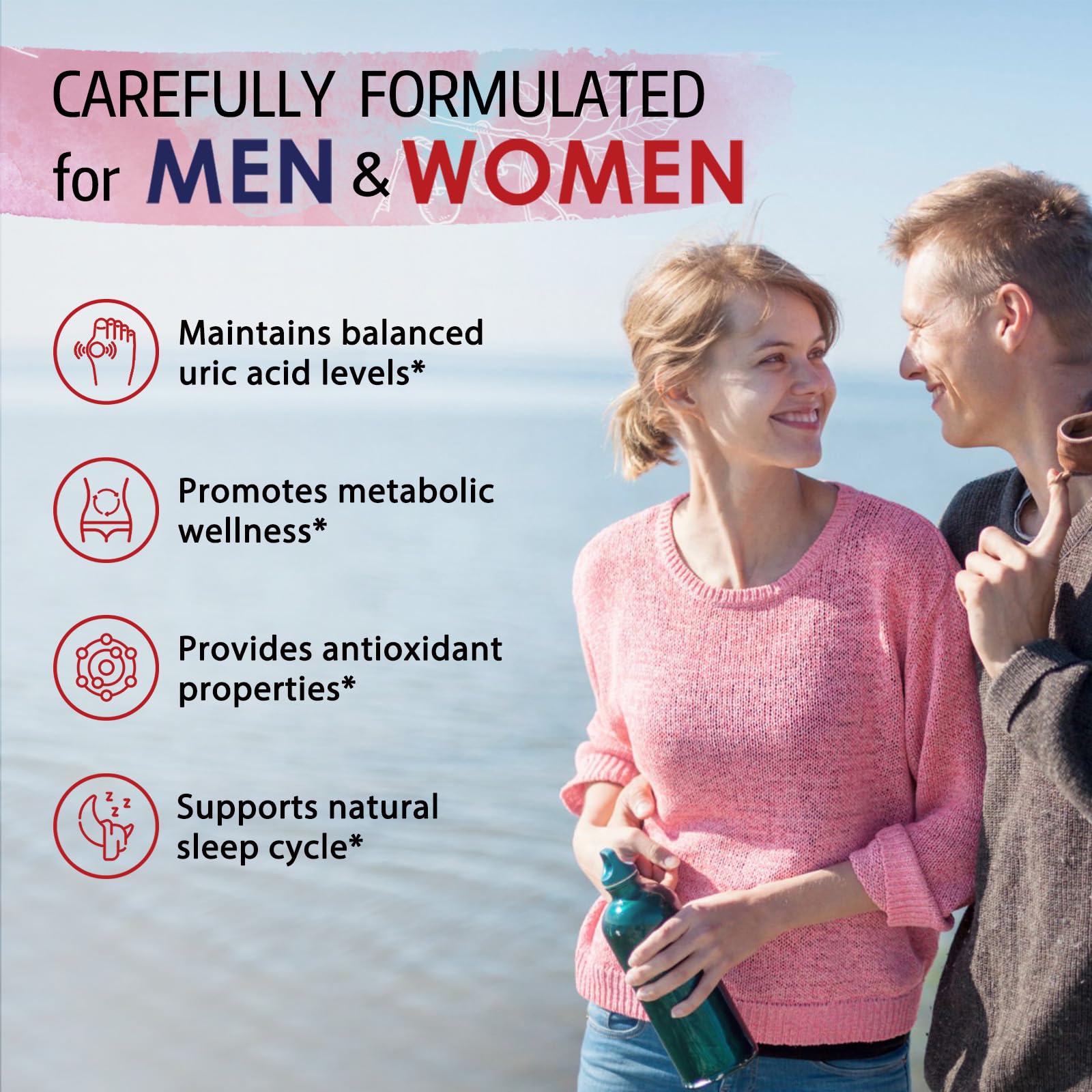 Tart cherry capsules with natural melatonin for better rest