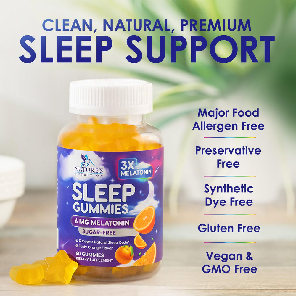 Adult using Melatonin Sleep Gummies before bed