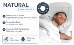 Dissolving sleep strips on tongue with melatonin