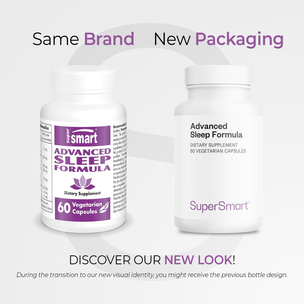 Close-up of Melatonin, Valerian Root, California Poppy and Passion Flower ingredients