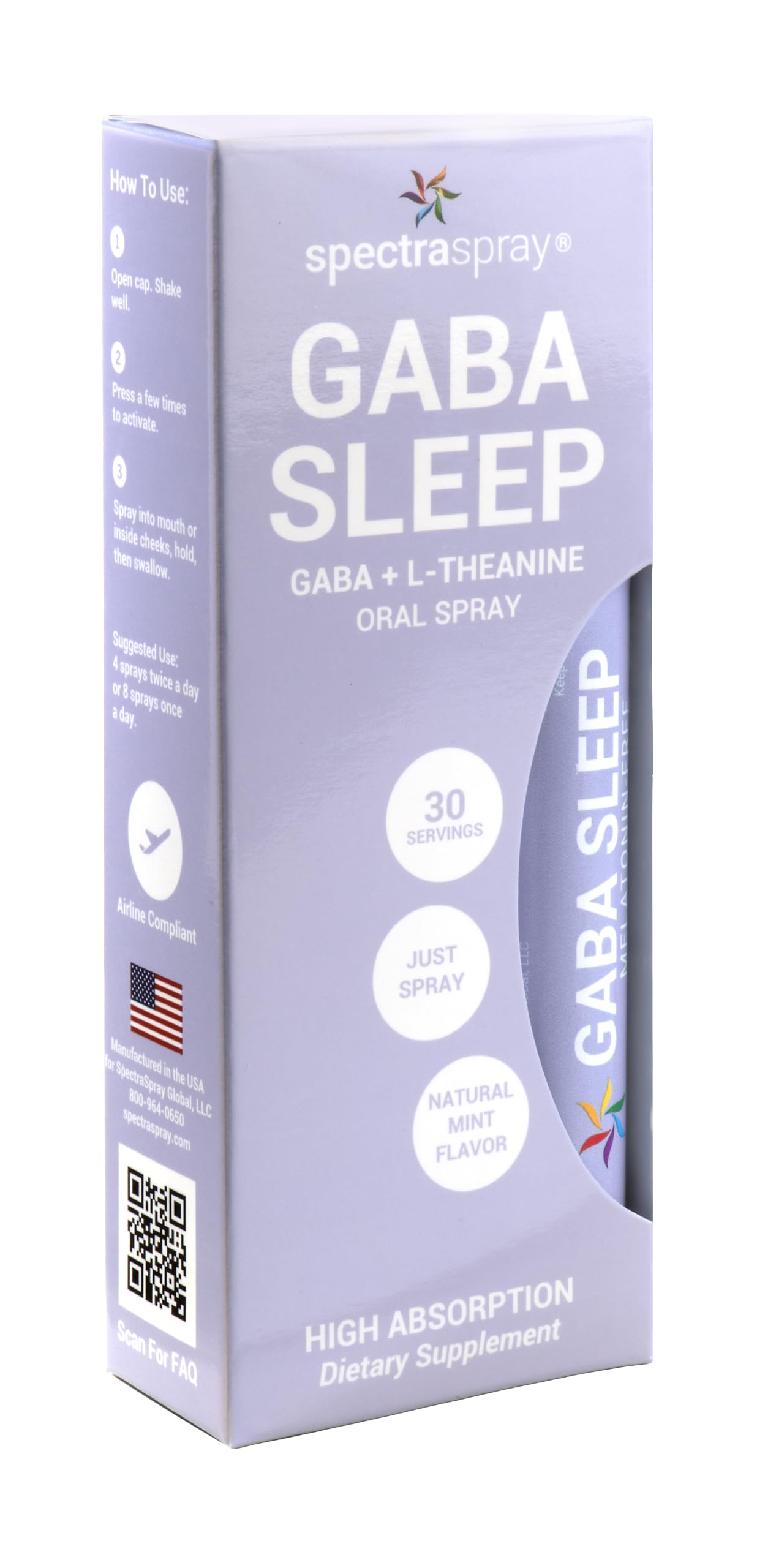Melatonin-free Sleep Spray 2-Pack – side view