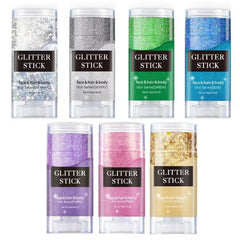 Melemando glitter stick chrome sparkle creates versatile party-ready shine