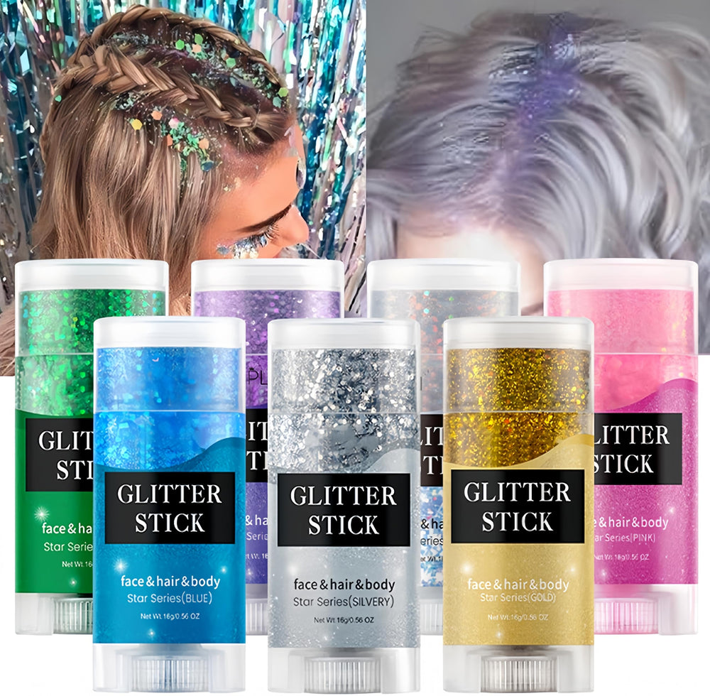 Melemando glitter stick shoulder sparkle for festival outfits.