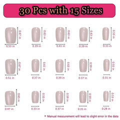Melines mini-nail-file included for shaping and perfect fit.