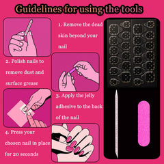 Melines reusable nail kit designed for at-home use and travel.