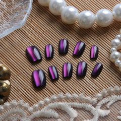 Melines reusable nail kit includes mini file for on-the-go touch-ups.