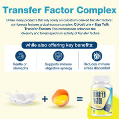 Close-up of Meliorantheris Transfer Factor 1800mg capsule bottle