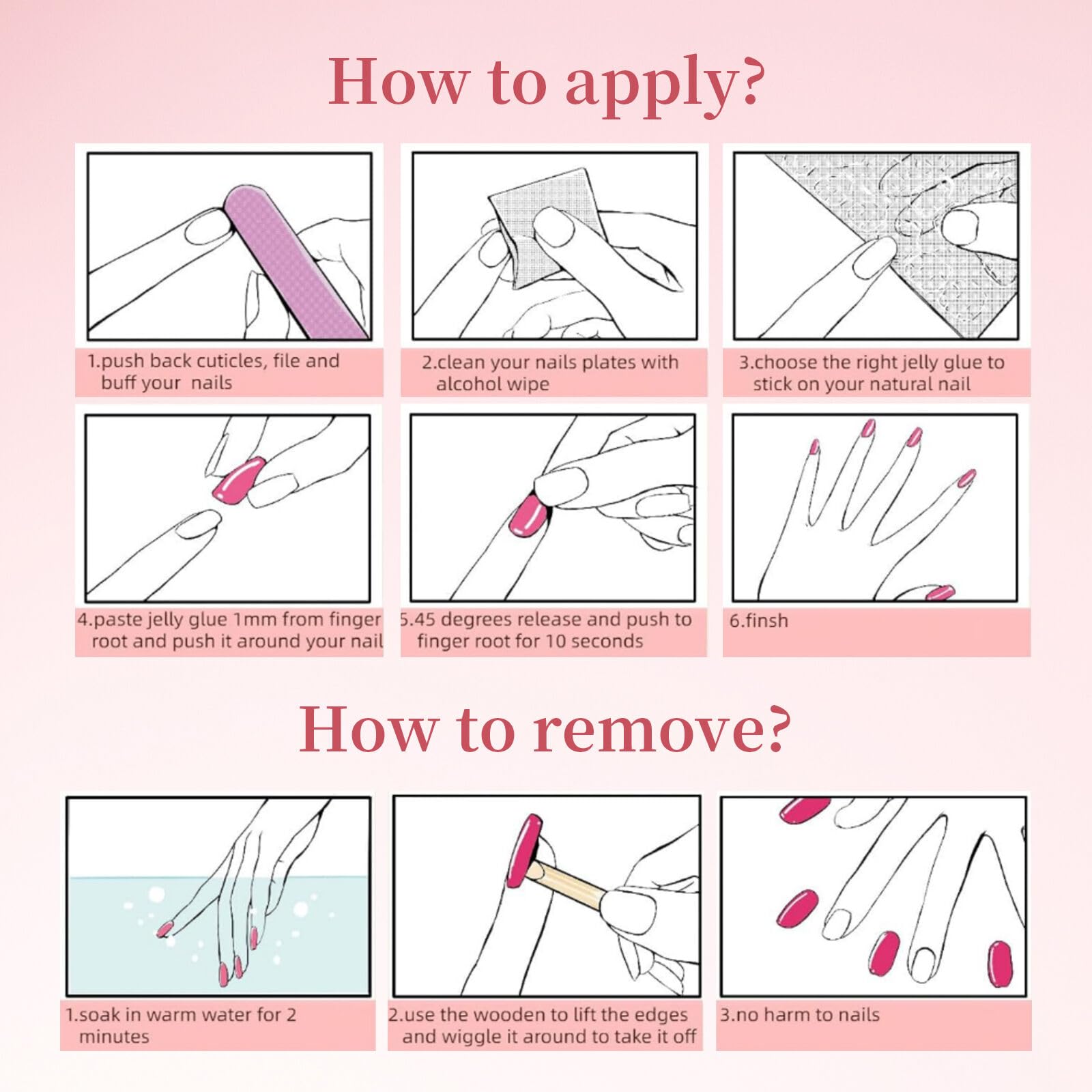 MellowBells Lize L press-on nails offer quick, salon-like manicures at home