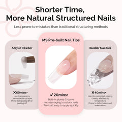MelodySusie 15-size set fits a wide range of nail shapes.