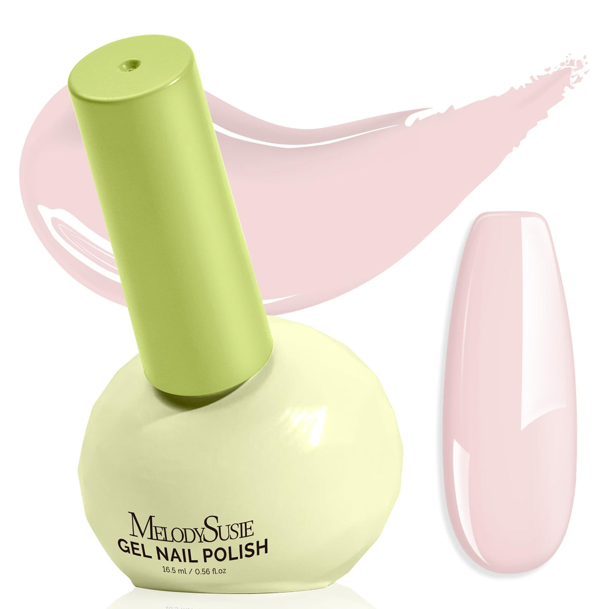 MelodySusie bottle with tilt-and-stand design for easy polish access.
