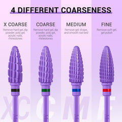 MelodySusie purple cone bit for fast acrylic and hard gel removal