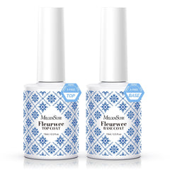 MelodySusie Fleurwee base coat bottle priming nails for adhesion and smooth color start.