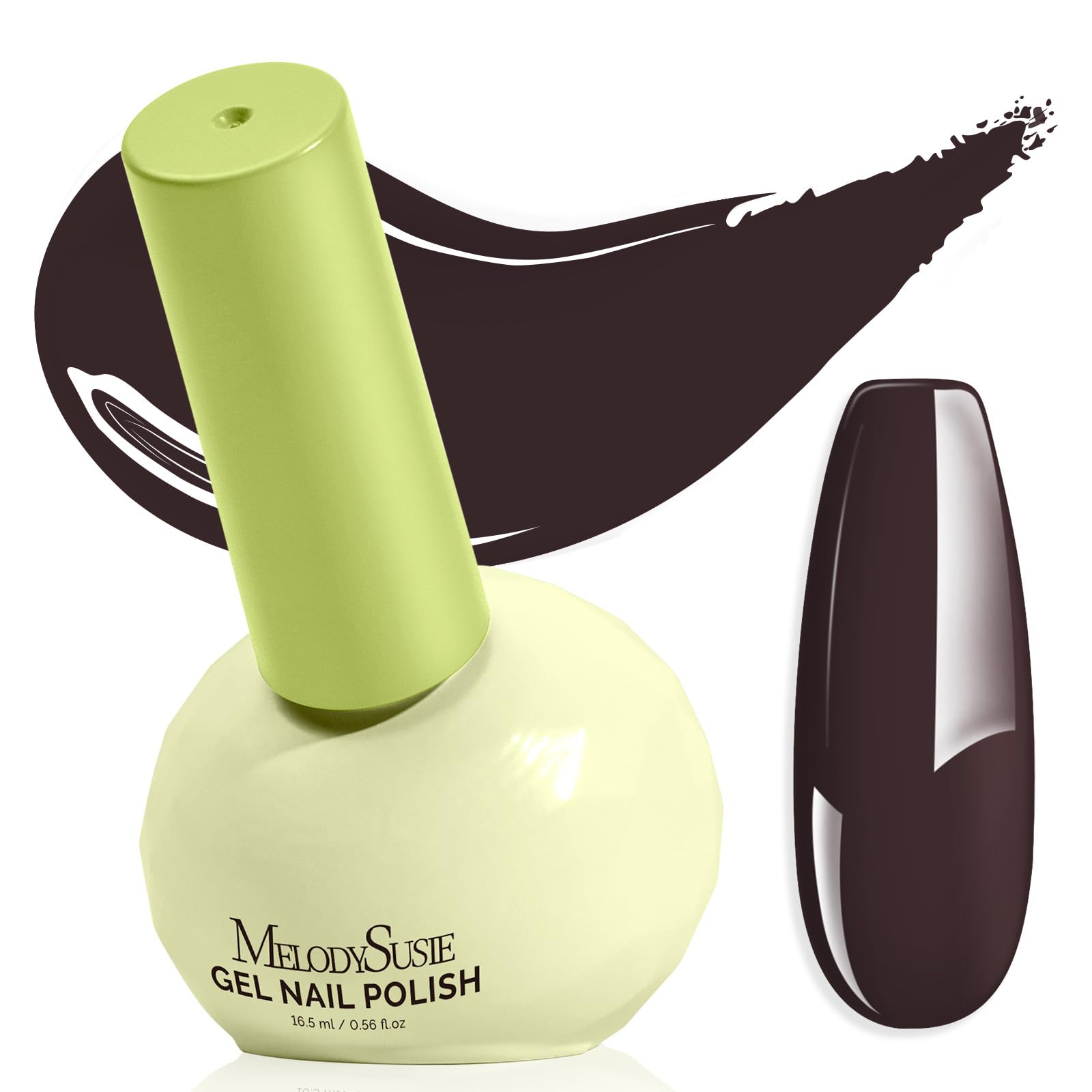 MelodySusie tilt-and-stand bottle shown for easy access during application.