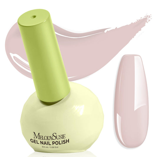 MelodySusie gel polish bottle tilted for easy access and precise application.