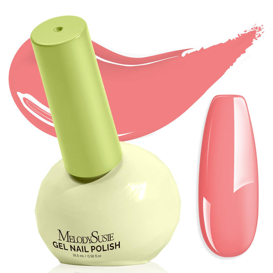 MelodySusie orange gel polish bottle for vibrant long lasting color.